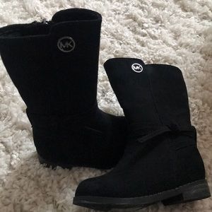 Black Michael Kors boots (Toddler)